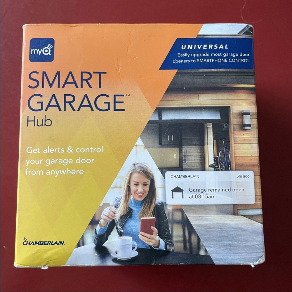 Chamberlain MYQ-G0301 My Smart Garage Hub Universal Alerts Door App New in Box